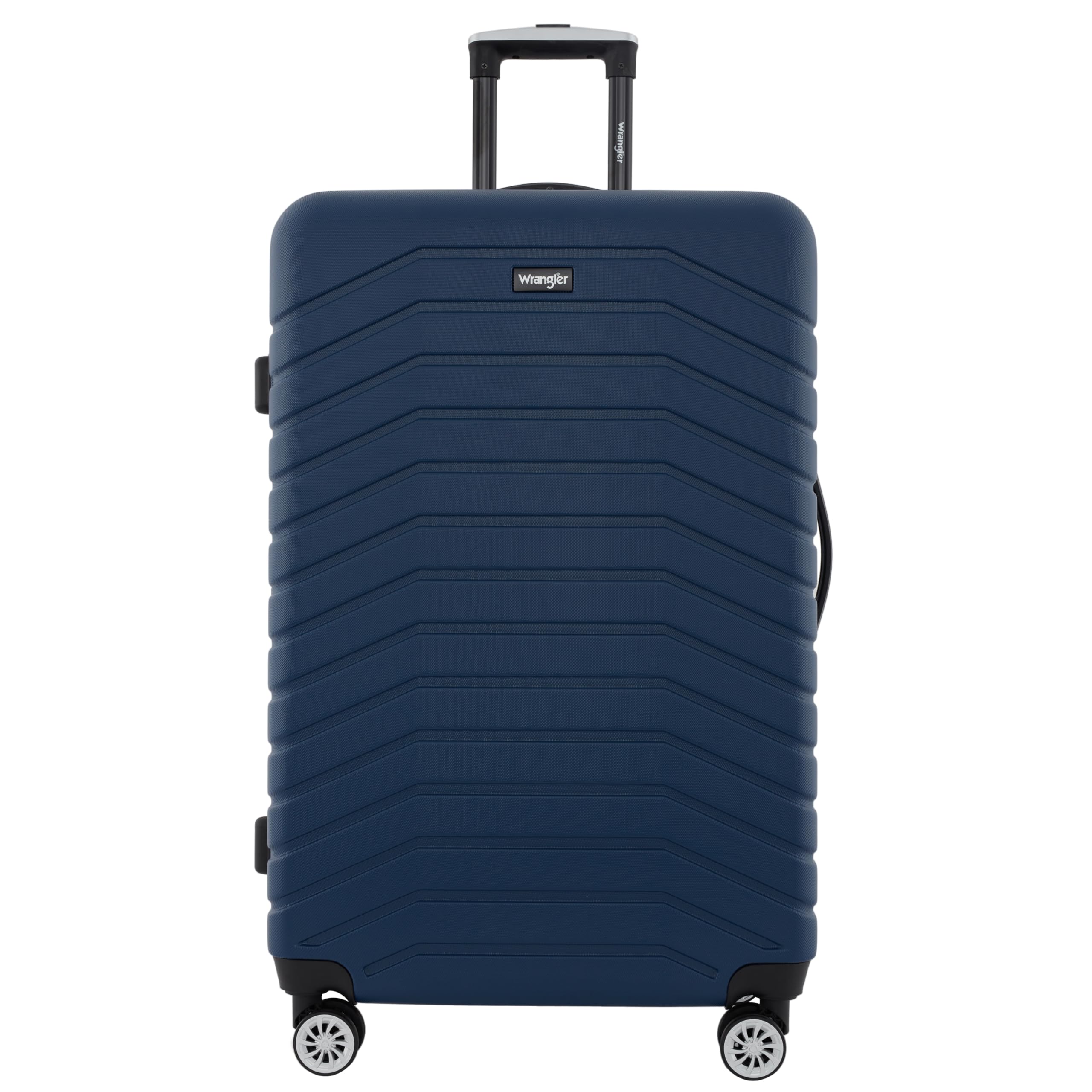 Wrangler Tahoe 3 Piece Spinner Luggage Set, Poseidon Blue, 20 x 12 x 18.5 inches