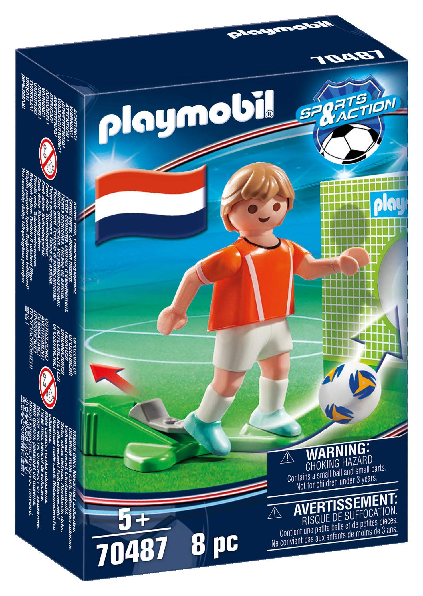 Playmobil 70487 Player from the Netherlands, Fun Imaginative Role-Play, PlaySets Suitable for Children Ages 4+