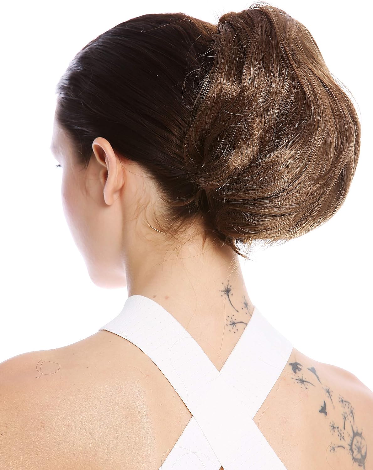 WIG ME UP, 1028-V-12 Ponytail Hairpiece Extensions short great volume wavy light golden brown 8inch, Golden brown (12) - Image 3