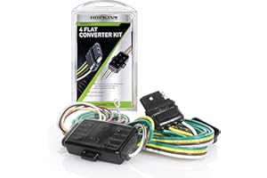 HOPKINS TOWING SOLUTIONS Hopkins 48925 Tail Light Converter with 4 Wire Flat Extension, 72 inch length