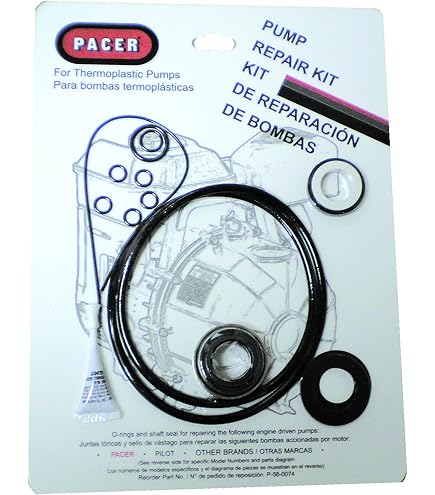 Pacer Pumps S Series Rebuild Kit 58-977EP-E For SE2EL Water Pump - Includes Impeller, Volute, Seal Kit & Hardware