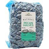 La Nogalera Pecans - Raw pecan nuts, Natural, 5 lbs vacuum sealed bag. They compare to organic, NO SHELL, Non-GMO, No Preservatives, Unpasteurized, Kosher and Halal Certified and Ketogenic Friendly