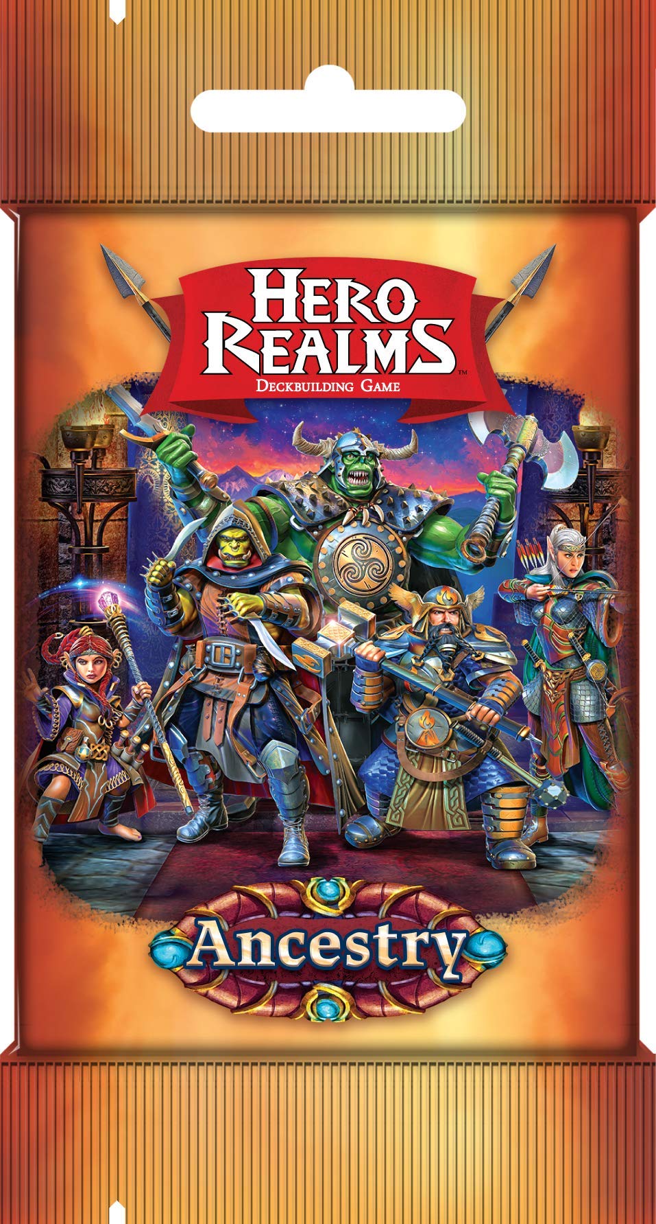 Wise Wizard Games | Hero Realms: Ancestry | Card Game Expansion | Ages 12+ | 1-5 Players | 20+ Minutes Playing Time