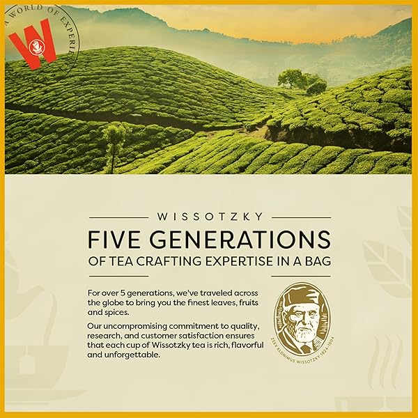WISSOTZKY LEMON & HONEY GREEN TEA, 20 TEA BAGS | ANTIOXIDANT RICH | SOOTHING HONEY LEMON TEA BLEND | GREEN TEA BAGS (1)