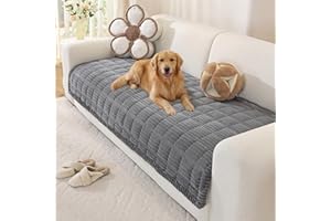 OstepDecor Couch Cover for Dogs, Washable Sofa Covers 3 Seater, Pet Friendly Couch Cover Blanket, Soft Sofa Slipcovers Cushio