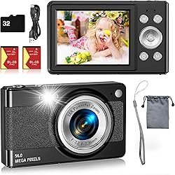 Digital Camera- 56MP FHD 1080P Camera for