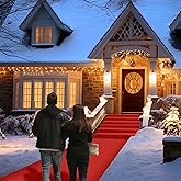 Red Carpet Runner for Party,140GSM 2.6FTx15FT Carpet Party Decorations Runway Rug for Prom Felt Non-Woven Fabric, Runner Rug for Wedding Ceremony Hollywood Theme Party