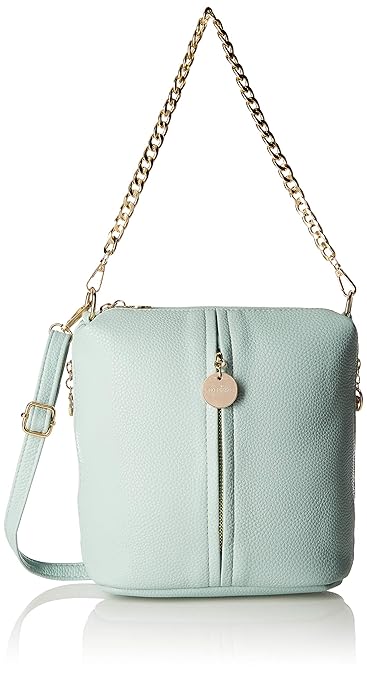 Lino Perros Womens Sling Bag (Turquoise)