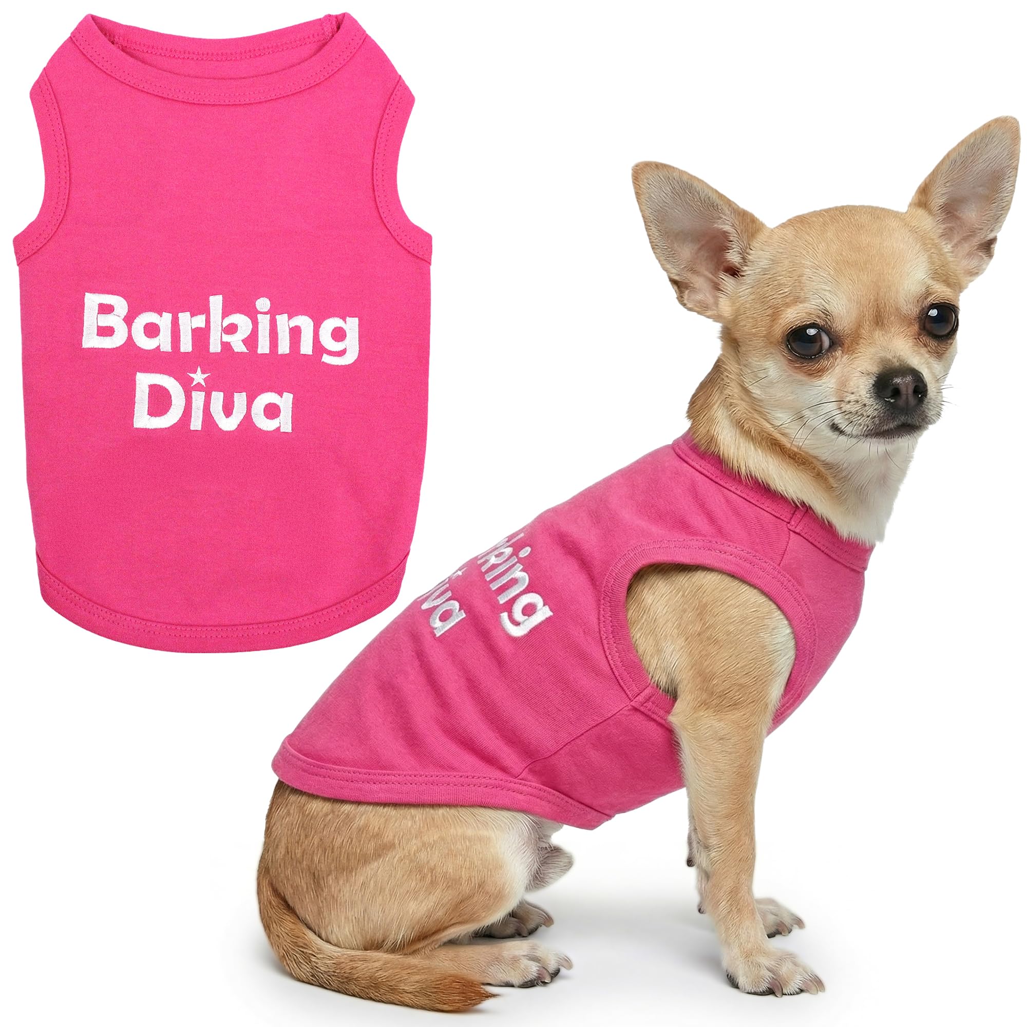 Parisian Pet Barking Diva Dog T-Shirt, Small