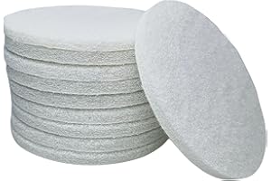 Tonmp 10 Pack 5 Inch 2000 Grits Multipurpose Scrubber Scouring Pads Flocking Scuff Pads -Hoop and Loop Scuff Pads Conditioning Discs Polishing Pad for Furniture Automotive Cleaning, Rust Removal