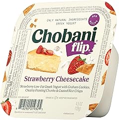 Chobani, Flip, Low-Fat Greek Yogurt Strawberry Cheesecake, 4.5oz