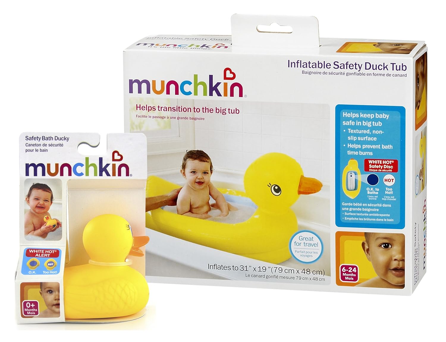 munchkin hot duck bath toy