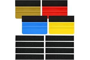 WYRGQIQN Vinyl Squeegee 12 Set Practical Squeegee Kit for Diverse Applications, Best for Automotive Window Tinting and Decal 