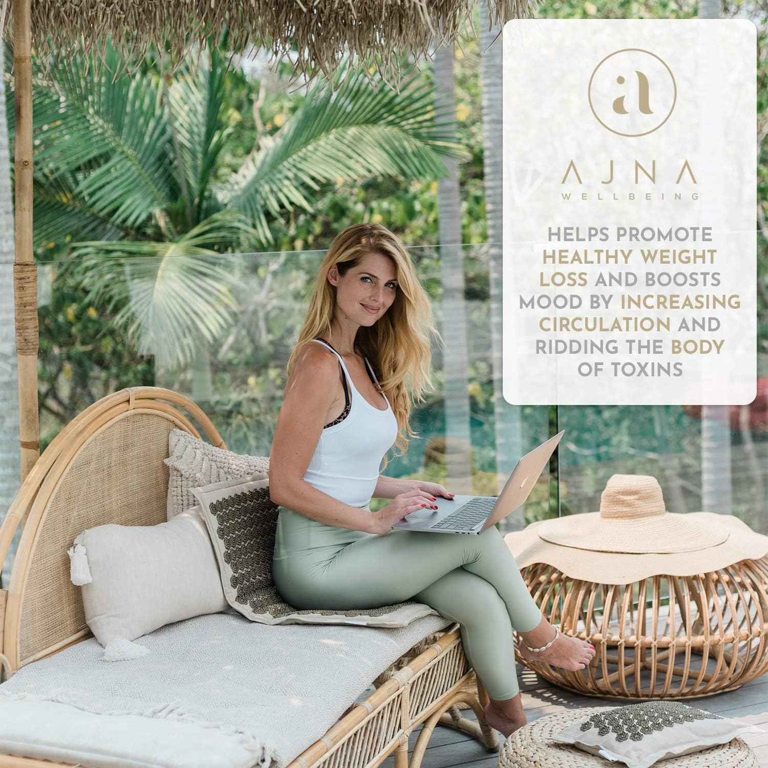 Ajna Acupressure Mat and Pillow Set - Natural Organic Linen Cotton Acupuncture Mat & Bag - Back Pain Relief, Neck Pain Relief, Stress Reliever, Reflexology, Sciatica, Trigger Point Therapy - Eco Luxe: Health & Personal Care
