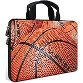 AMARY Chromebook Sleeve 11.6" 12" inch Laptop case Chromebook Bags MacBook air Sleeve Fit Apple MacBook Air HP DELL Lenovo Asus Samsung (Basketball)