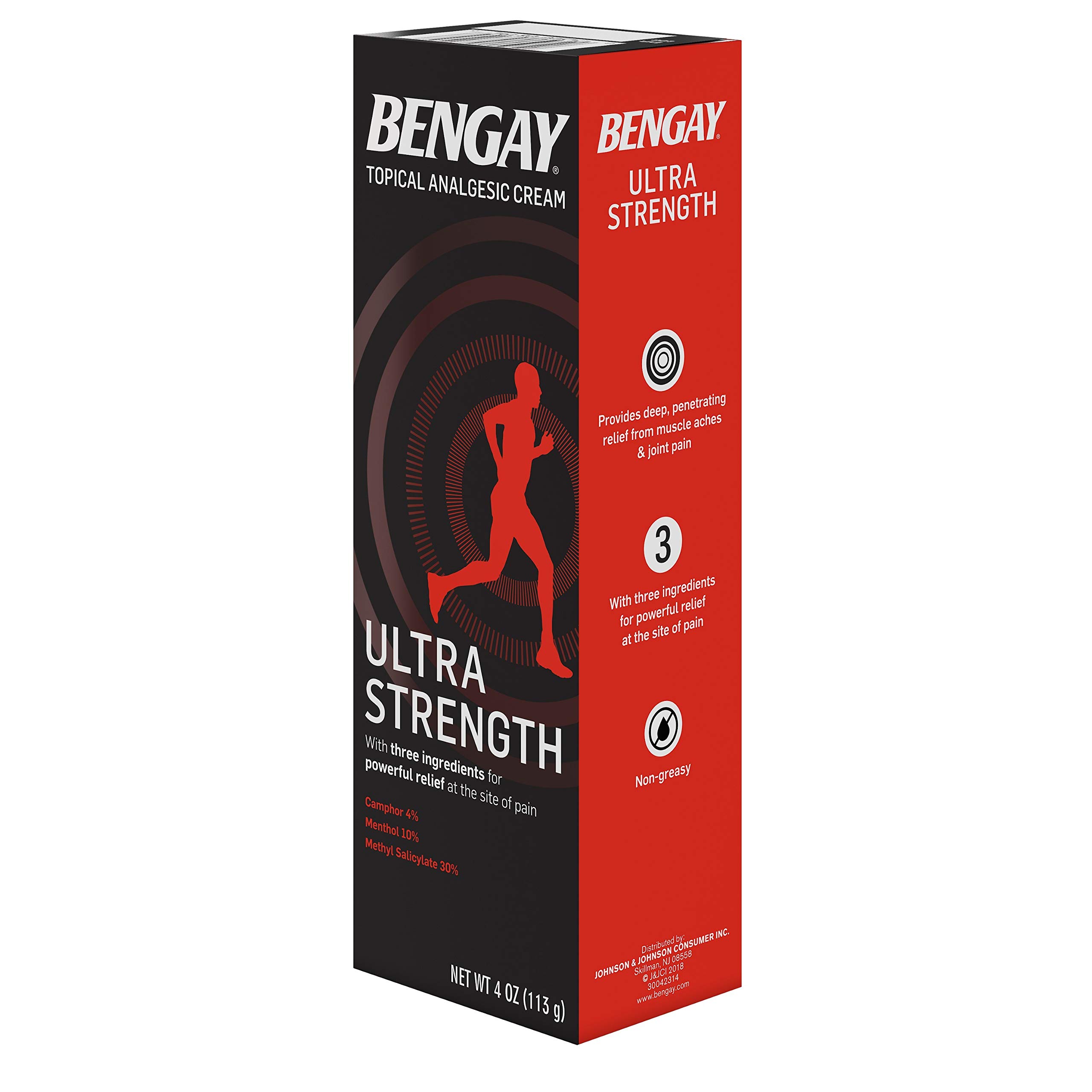 Ultra Strength Bengay Pain Relief Cream, Topical Analgesic for