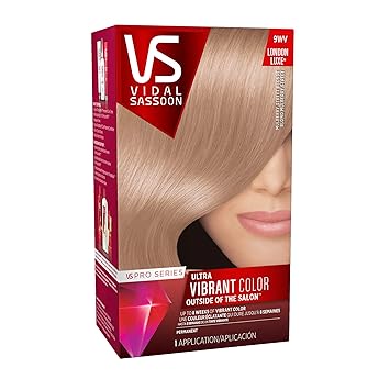 Amazon Com Vidal Sassoon Pro Series London Luxe Hair Color Kit 9wv Mulberry Street Blonde Packaging May Vary Beauty