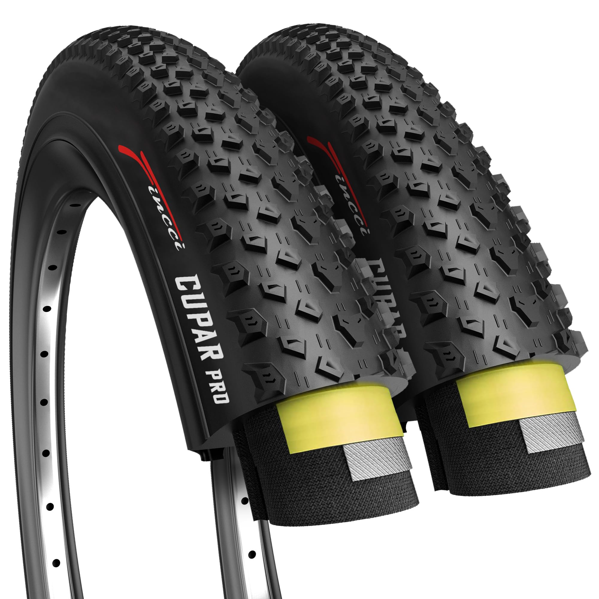 thumbnail image 2 of YUNSCM 26x2.10 Lightweight Bike Tires (ETRTO 54-559) 60TPI Nylon Anti 2 of 13