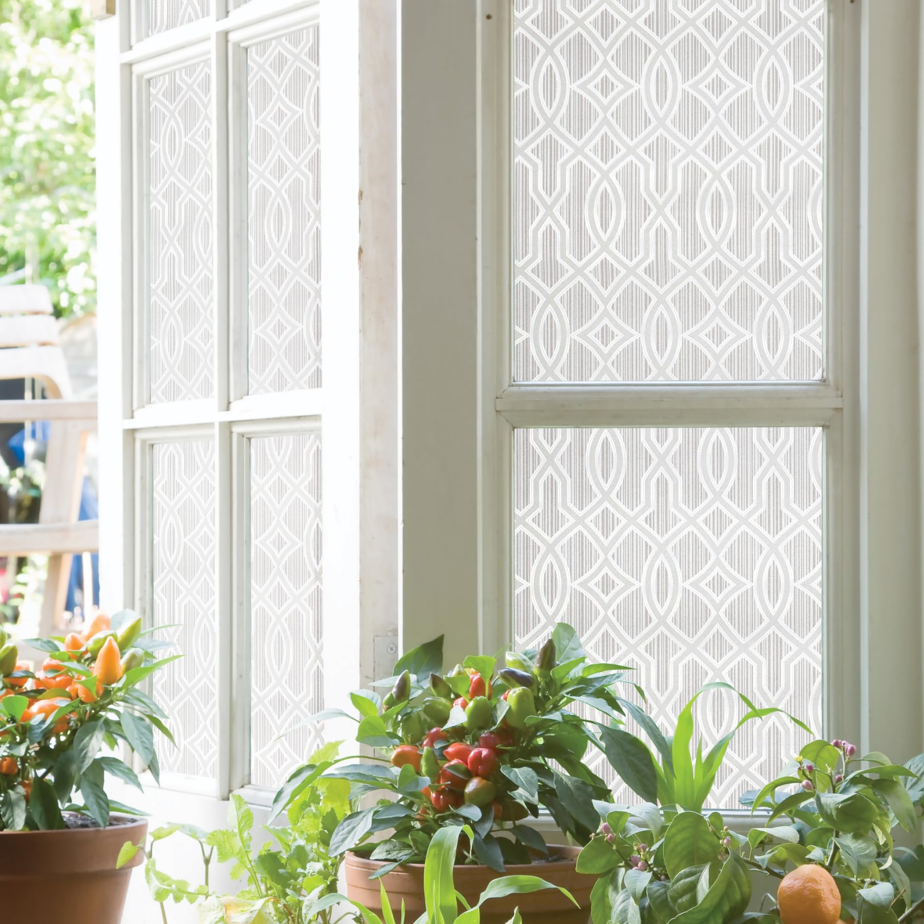 Artscape Classico | Decorative Privacy Window Film with Textured Glass Pattern | Non-Adhesive & UV Protection | Easy to Apply & Removable | 61 x 91 cm