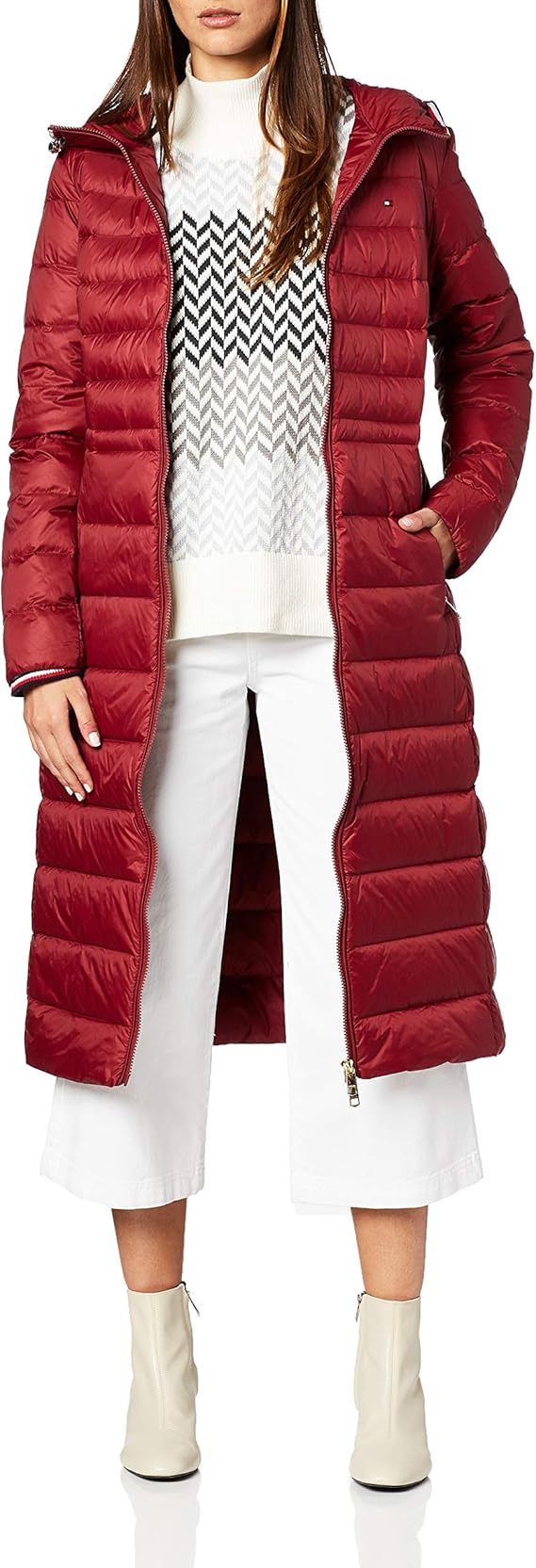 Tommy Hilfiger Th Essential LW Down Maxi Coat Manteau Femme: Amazon.fr: V??tements et accessoires