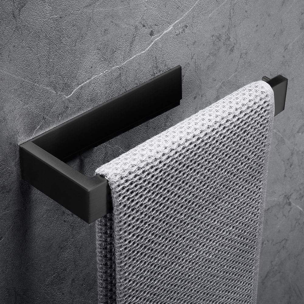 Lolypot Towel Holder Towel Bar Towel Ring Without Drilling 304 Stainless Steel Self Adhesive Towel Rack Bathroom Holder Accessory for Kitchen and Bathroom
