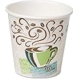 Dixie 5310DX Hot Cups, Paper, 10oz, Coffee Dreams Design, 500/Carton