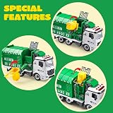 JOYIN Garbage Truck Toy with Lights and Sounds 12.5in Take-Apart Friction view 4