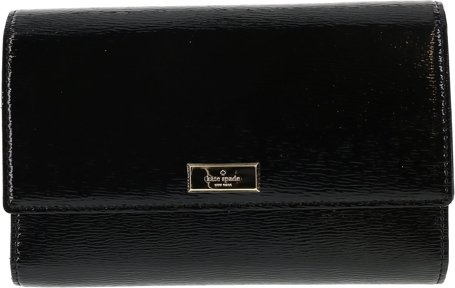 kate spade black patent leather purse