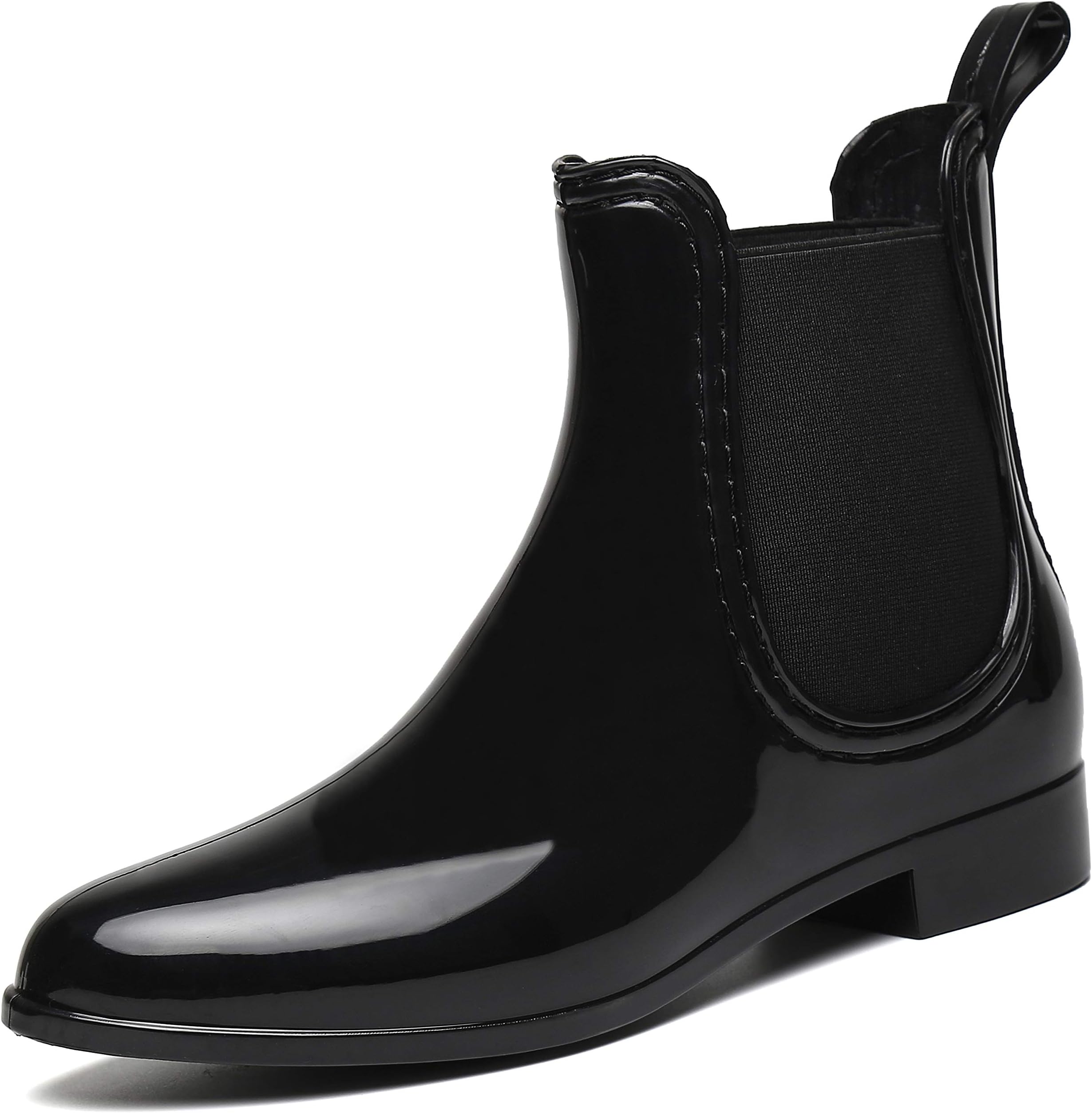 Womens Wellington Ankle Boots Ladies Wellies Rain Boots Chelsea Shoes