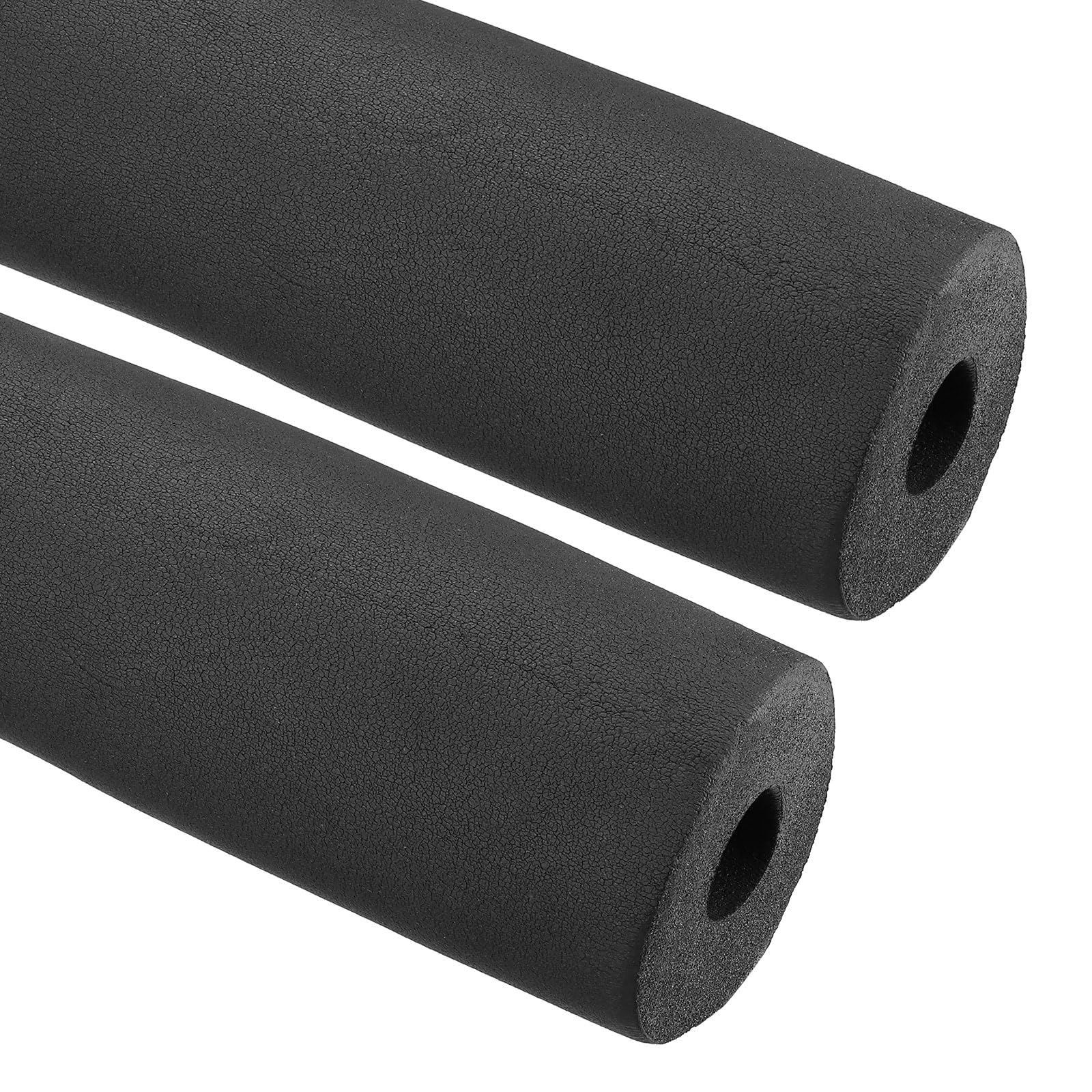 PATIKIL 1/4"(6mm) ID 15/16"(24mm) OD Pipe Insulation Foam Tube, 2Pcs 5.6Ft Pipe Insulation Tube Cover Wrapping for Outdoor Winter Irrigation