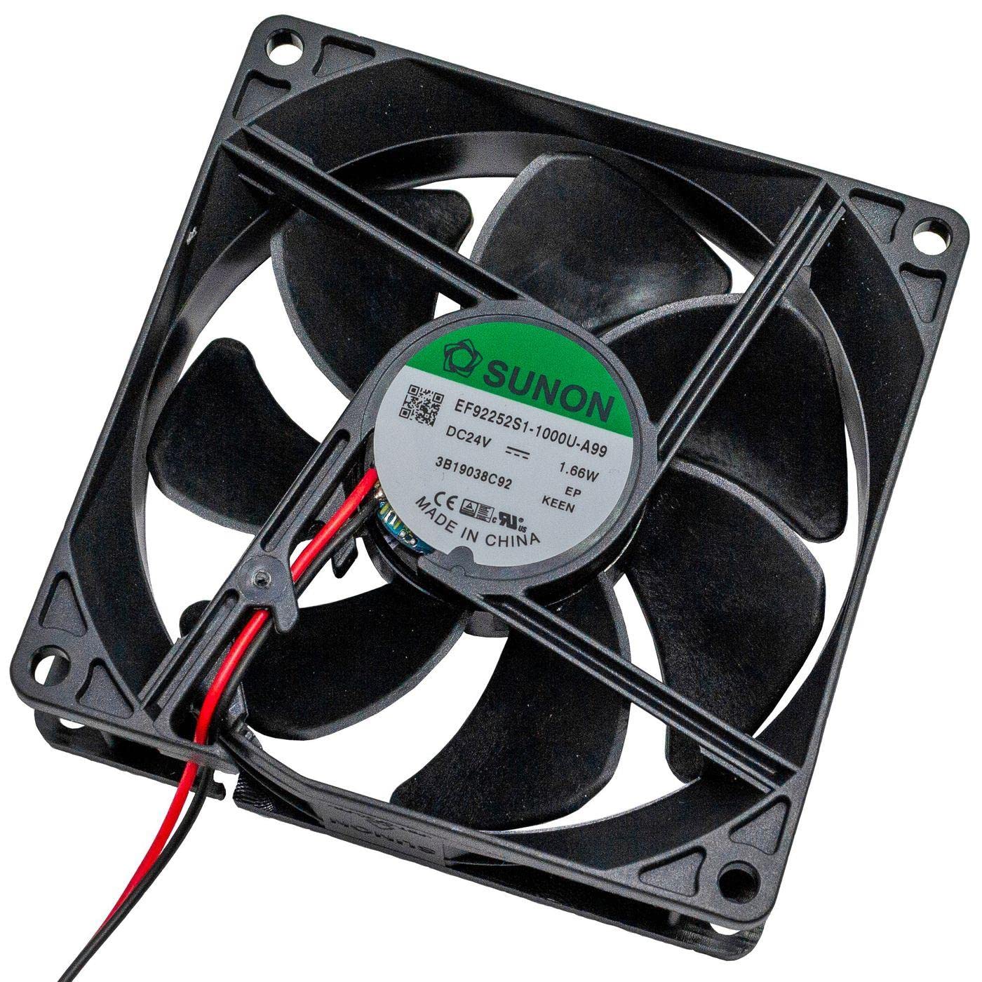 Fan 24V DC 1,44W 92x92x25mm 87,5m³/h 3000U/Min 87,5m³/h Sunon EF92252S11000UA99