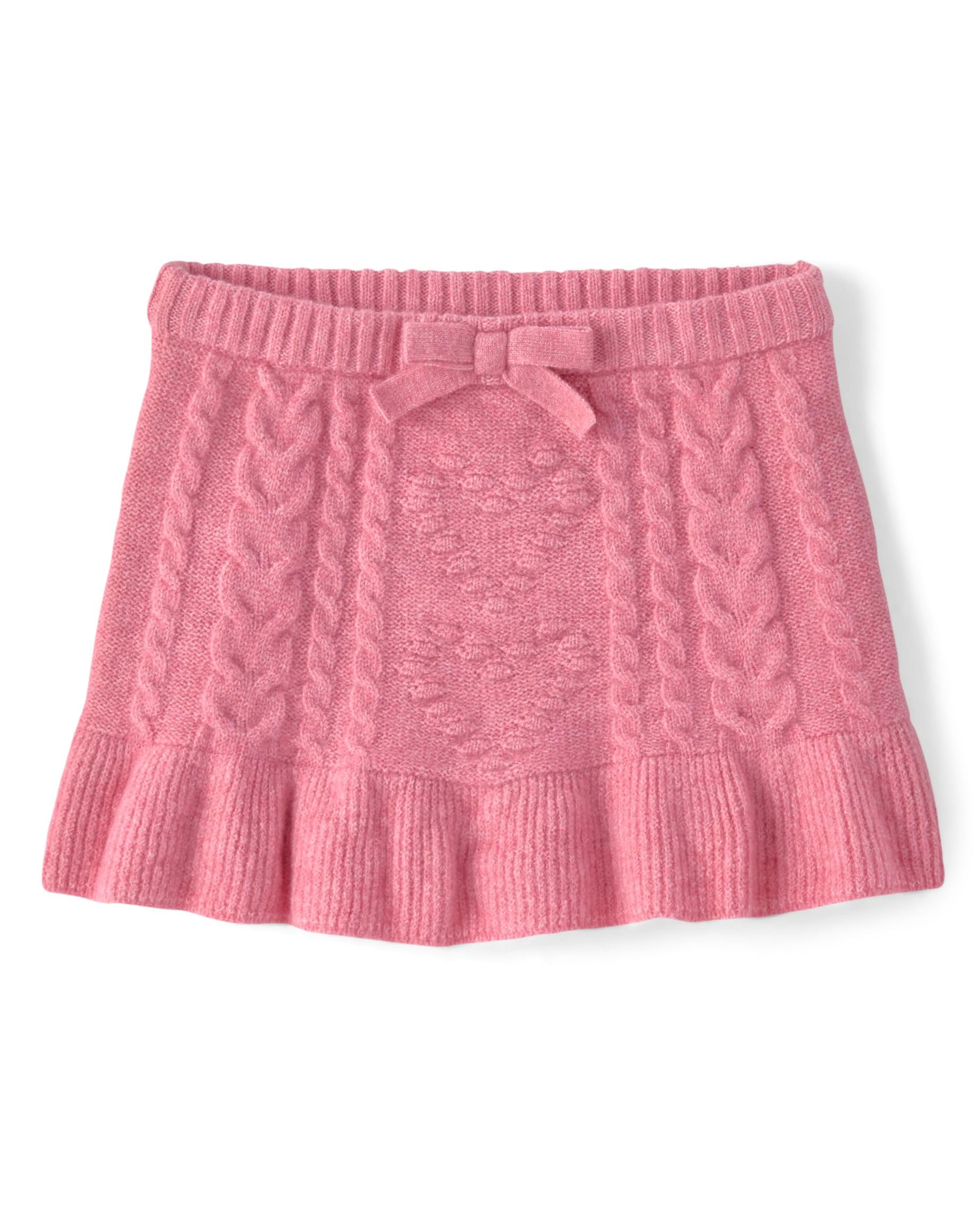 Gymboree,Girls,and Toddler Sweater Knit Skirts,Pink Heart,10
