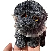 Cevly Handmade Big Taba Squishy Dog Toy,Cute Squishy Teddy Dog Fidget Toys,Realistic Dogs Toy,Perfect Squeeze Toys Gift for Relaxation and Fun for Adults & Kids (Black)