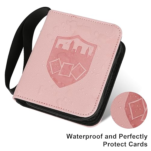 GERMUN Mini Card Binder 1 Pocket, 80 Pockets Trading Card Binder, Premium  Small 2 Pocket Trading Card Collection Album Folder with 40 Sleeves Double  Sided - Gifts for Kids (Pink) in Kenya | Whizz Albums