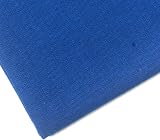M & J Plain Royal Blue Cotton Fabric 60in 100% Cotton 1 Metre