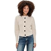 Madewell Women's Scalloped Merino Wool Blend Cardigan