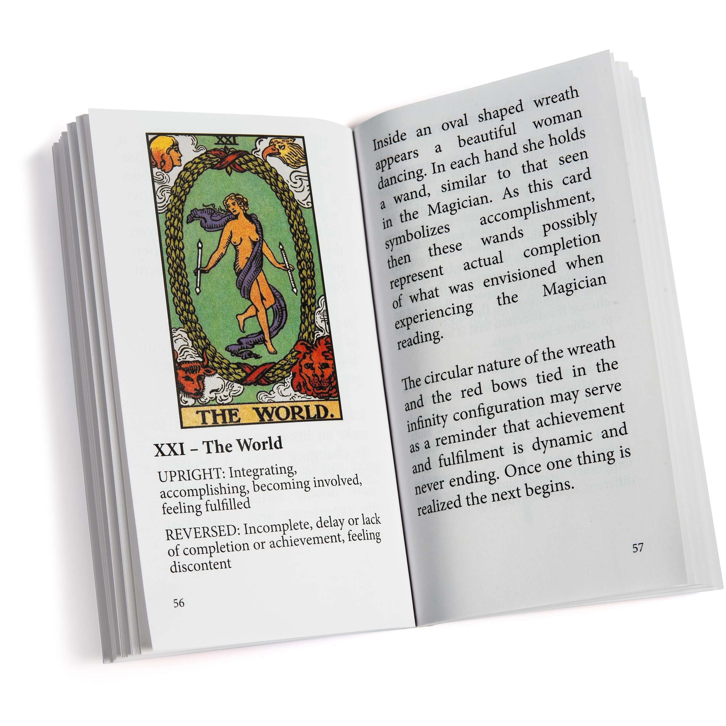 Original Tarot Deck & Book | Color Burst Tarot Cards Set with Guide Book for Beginners | Classic Tarot Card Deck Set for Spiritual Guidance