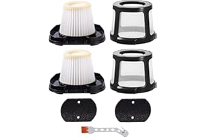 Moreffi 2 Pack HEPA Filter Kit Replacement Compatible With Bissell Pet Hair Eraser Handheld Vacuum 2284W, 2389, 2390, 2390A,2