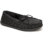 Minnetonka Women's Camp Tie Moc - Indoor/Outdoor Cozy Slippers with Durable Sole