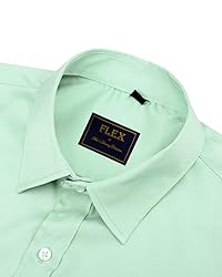 J.VER Men's Dress Shirts Solid Long Sleeve Stretch
