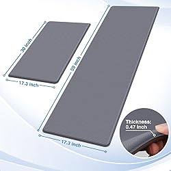 StepRite Kitchen Mats, 2PCS Kitchen Rugs, Cushioned