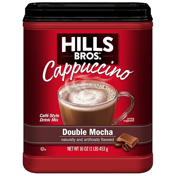 HILLS BROS INSTANT DOUBLE MOCHA CAPPUCCINO MIX, EASY...