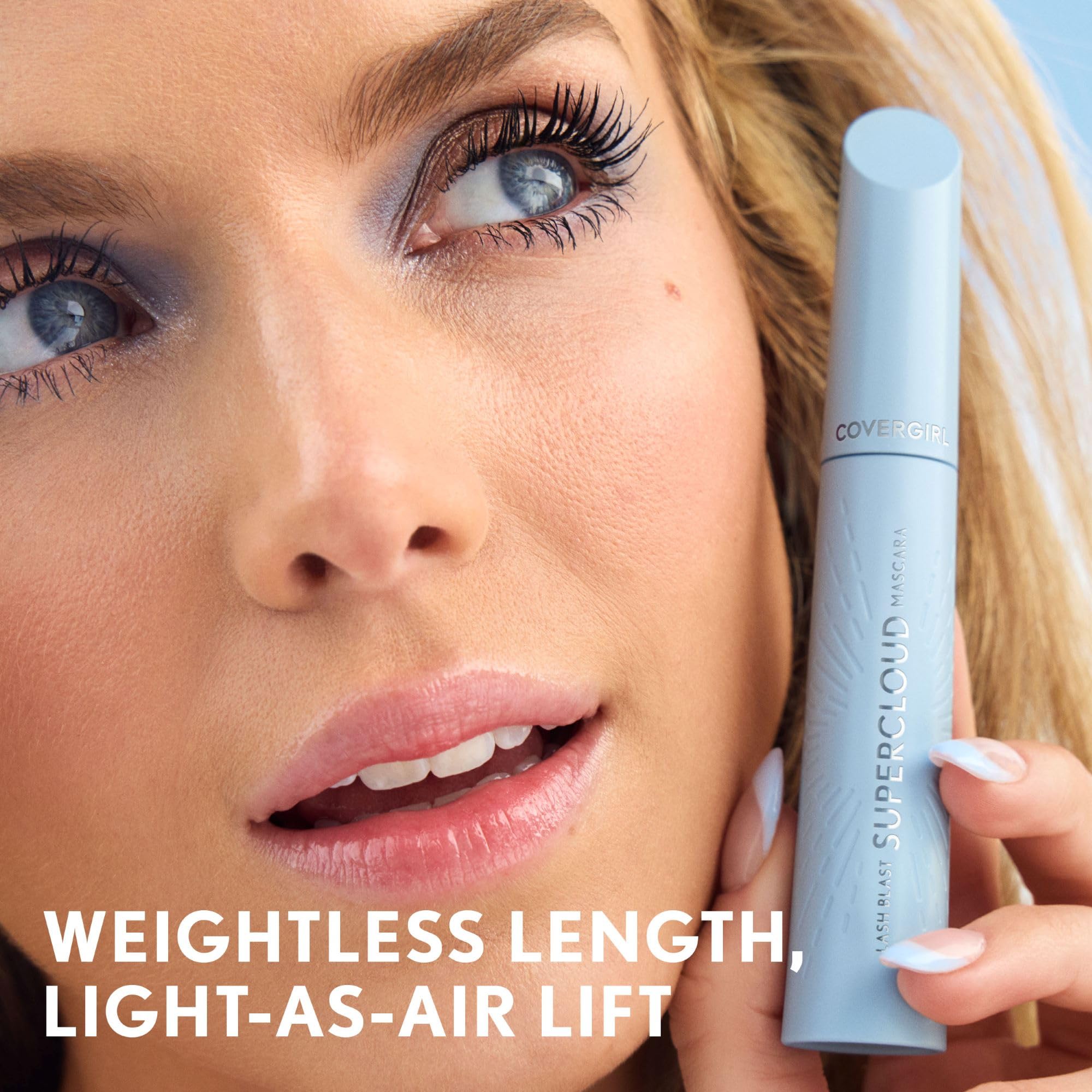 COVERGIRL Lash Blast Supercloud, 800 Super Black, Mascara, Long-Lasting, No Clump or Smudge, Doesn't Flake, Vegan, 0.33oz