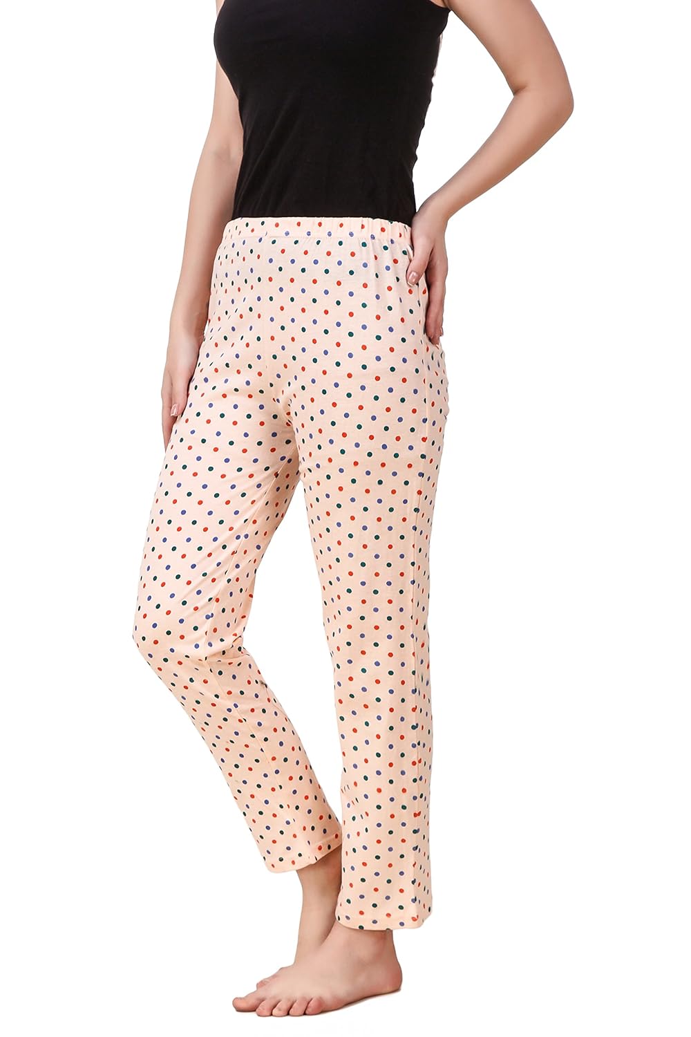 masha women's cotton printed multicolor pyjama