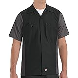 Red Kap Men's Rip-stop Short-sleeve Crew Shirt