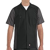 Red Kap Short Sleeve Two-Tone Crew Shirt