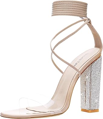 clear open toe shoes