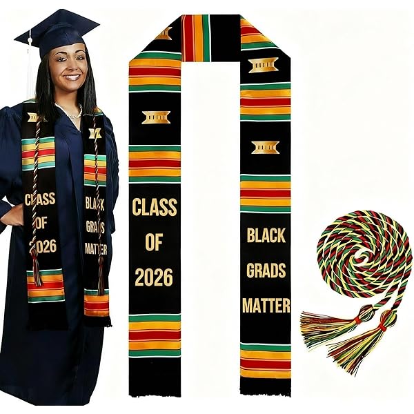 Amazon.com: CLERKMANS Unisex HBCU Graduation Stole, Historically