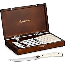 Amazon.com: Wusthof Classic Ikon Creme 10 Piece Knife Set with