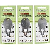 Tick Buddy (Three Pack) Stainless Steel Tick Removal Tool for Dogs Cats Pets and People